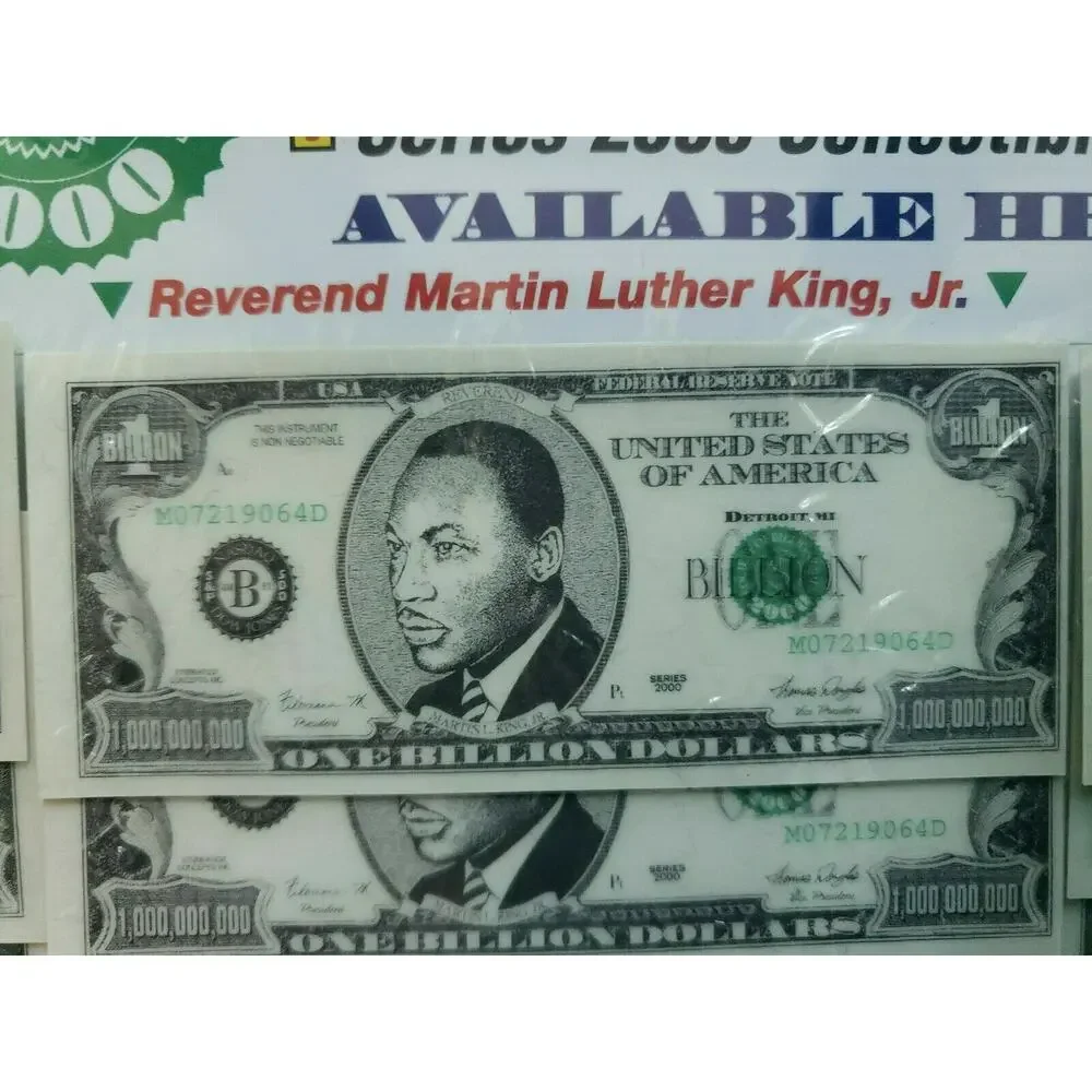 The Billion Dollar‎ Magnet Store Display with Kennedy / MLK / Ford /Lee New U106